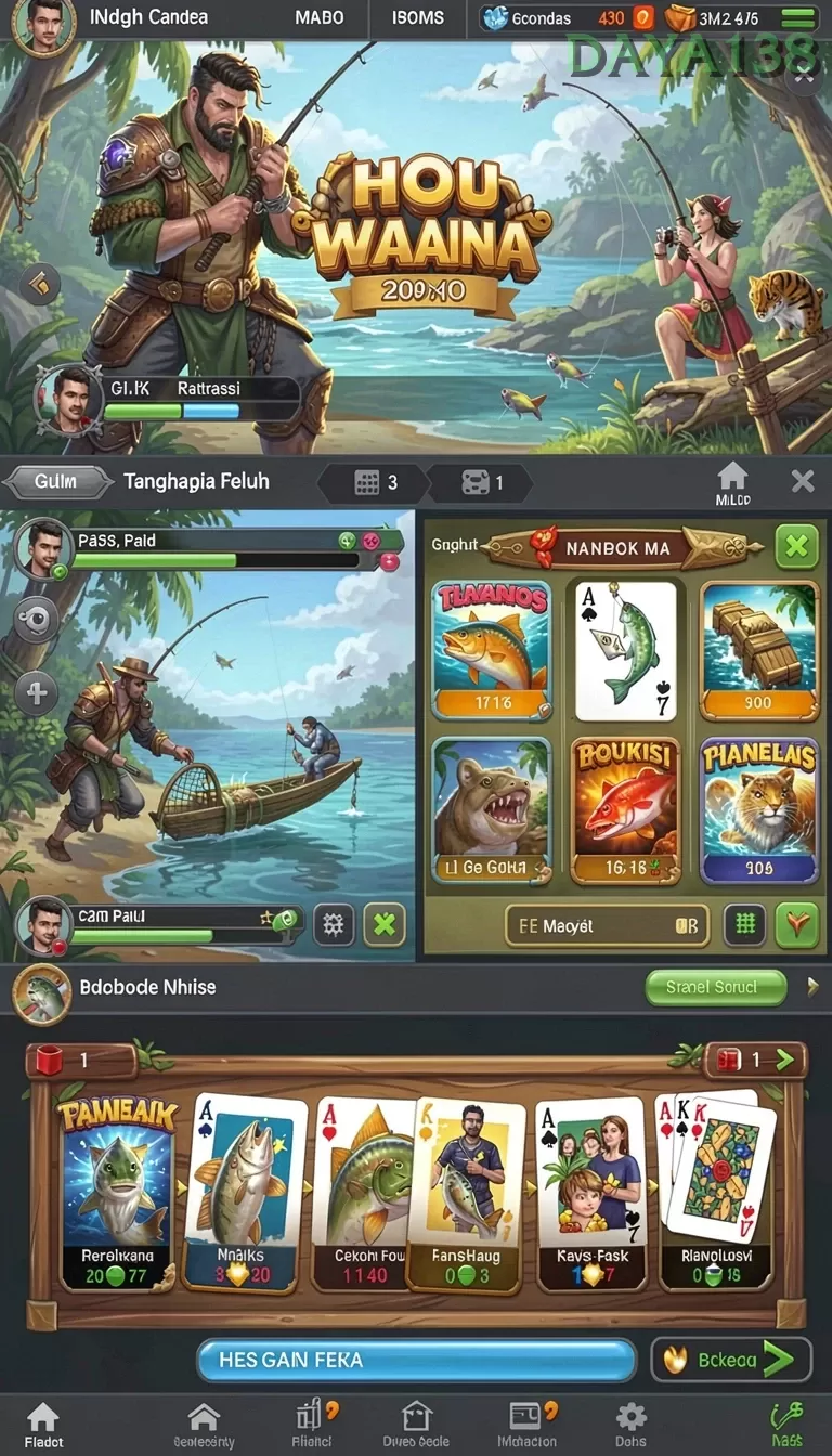 Cuplikan layar KAMARTOTO — menu navigasi