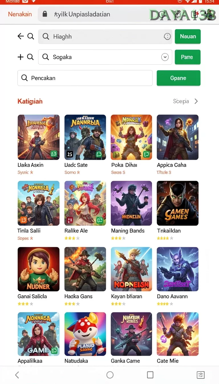 Cuplikan layar SVIP9 — menu navigasi